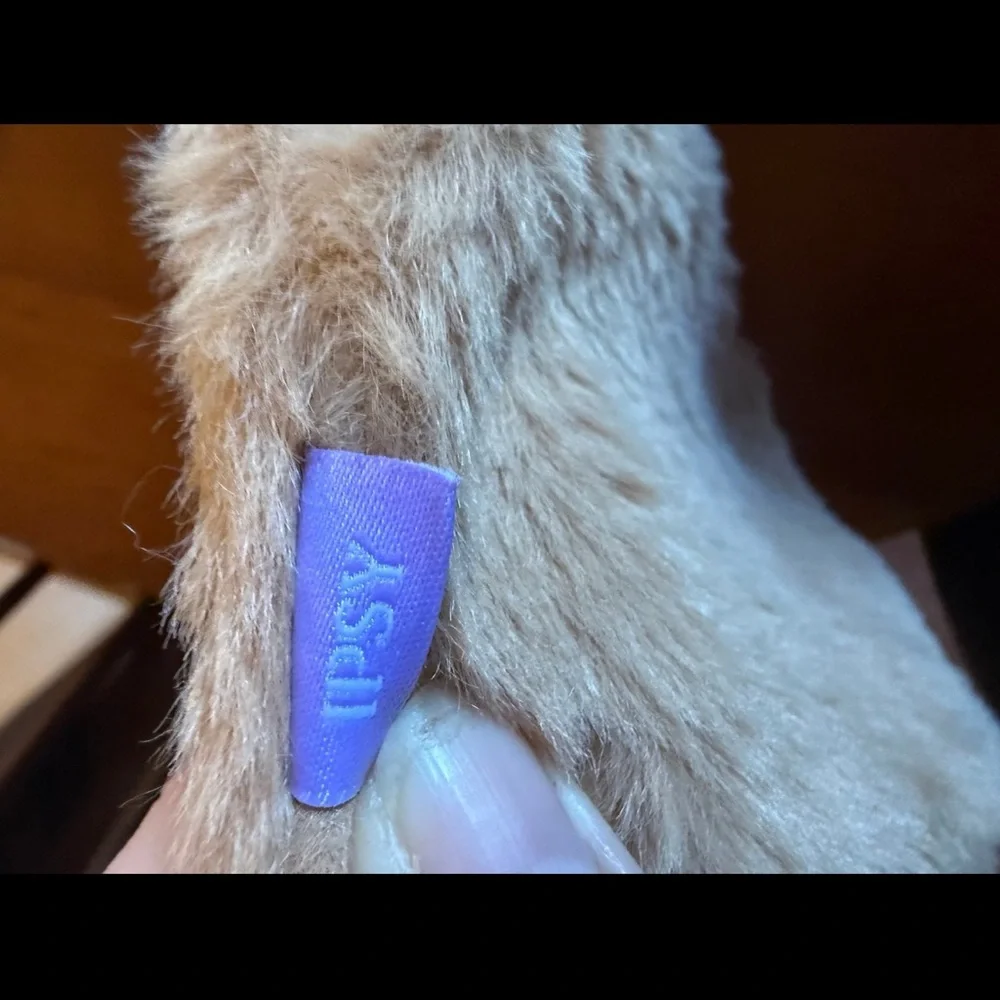 💙 4/$20 Ipsy Tan Faux Fur Cosmetics Bag